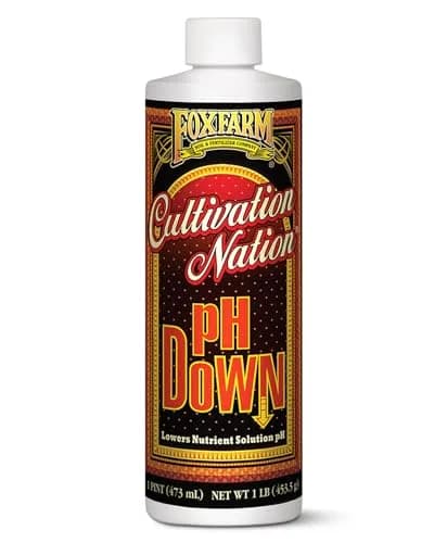 FoxFarm Cultivation Nation pH Down for Plants’ Nutrient Solutions 1 Pint | Formulated with Citric Acid for Soil & Hydroponics thumbnail 1