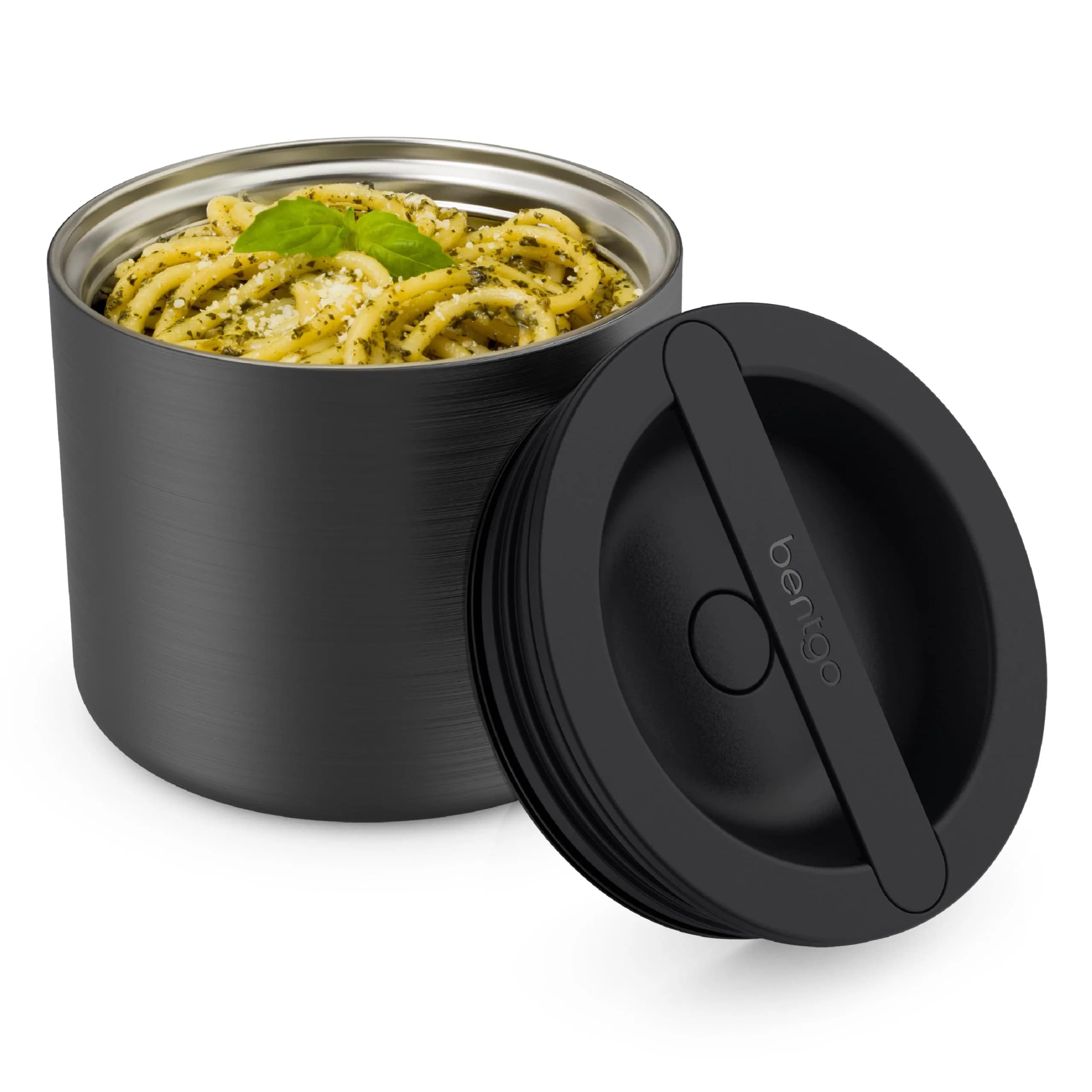 Bentgo Stainless Steel Insulated Food Container, Leak-Proof, 19 fl oz | Triple-Layer Vacuum Insulation for Hot & Cold Meals