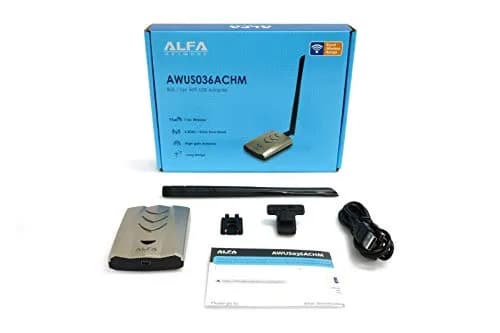 Alfa AWUS036ACHM 802.11ac WiFi Range Boost USB Adapter 433 Mbps (150 Mbps + 433 Mbps) thumbnail 3