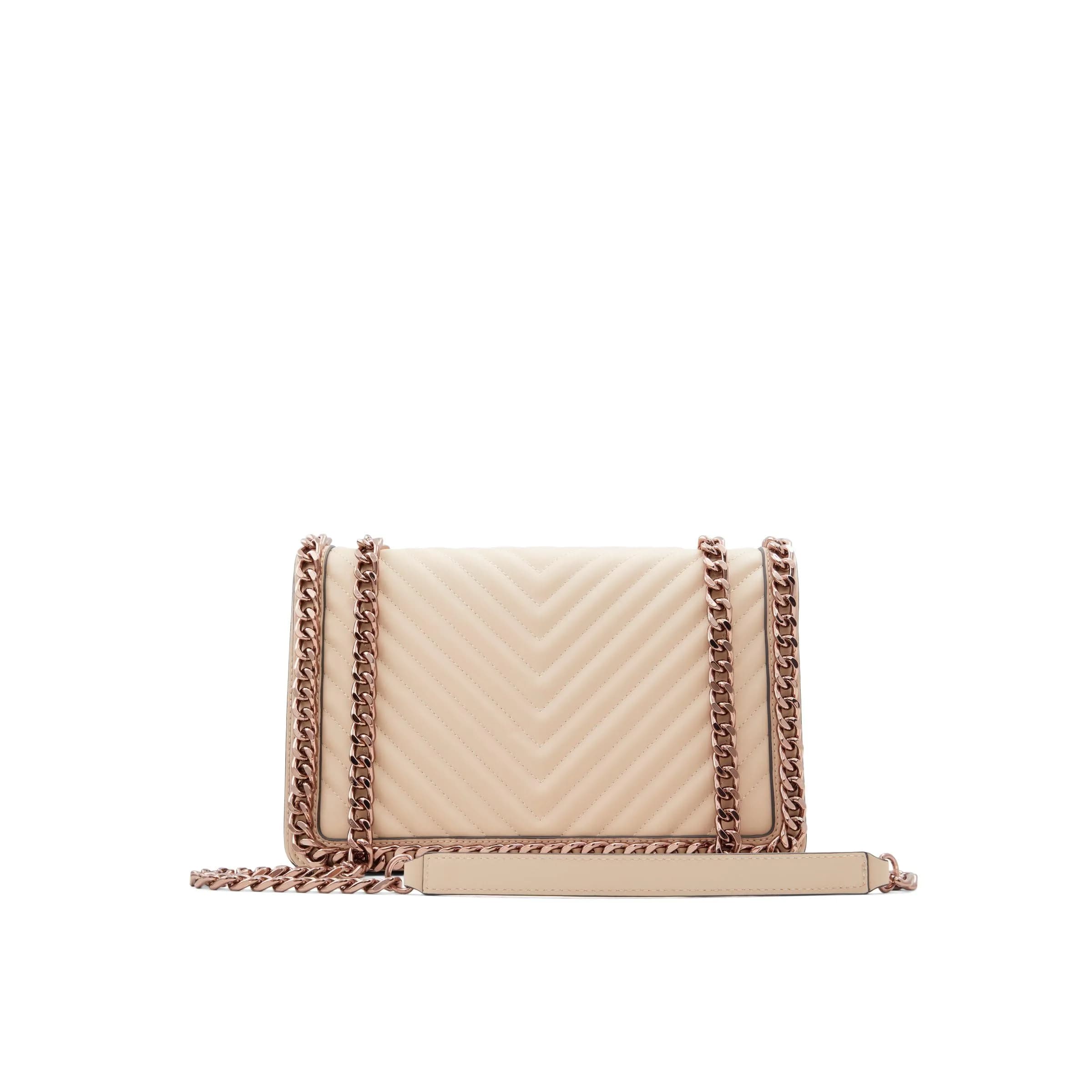 ALDO Women's Medium Greenwald Crossbody Bag, Beige Overflow | Versatile Synthetic Handbag for Daily Use — Beige