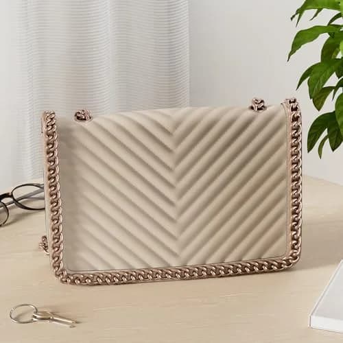 ALDO Women's Medium Greenwald Crossbody Bag, Beige Overflow | Versatile Synthetic Handbag for Daily Use thumbnail 3