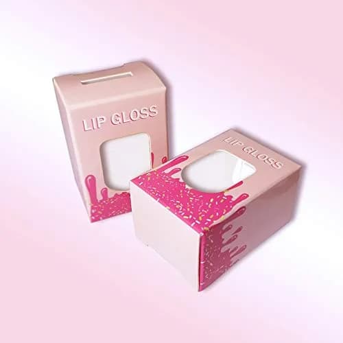 ANZKA Pink Lip Gloss Boxes 15 Pack Ice Cream Shaped | Premium Packaging for Lip Gloss Tubes thumbnail 4