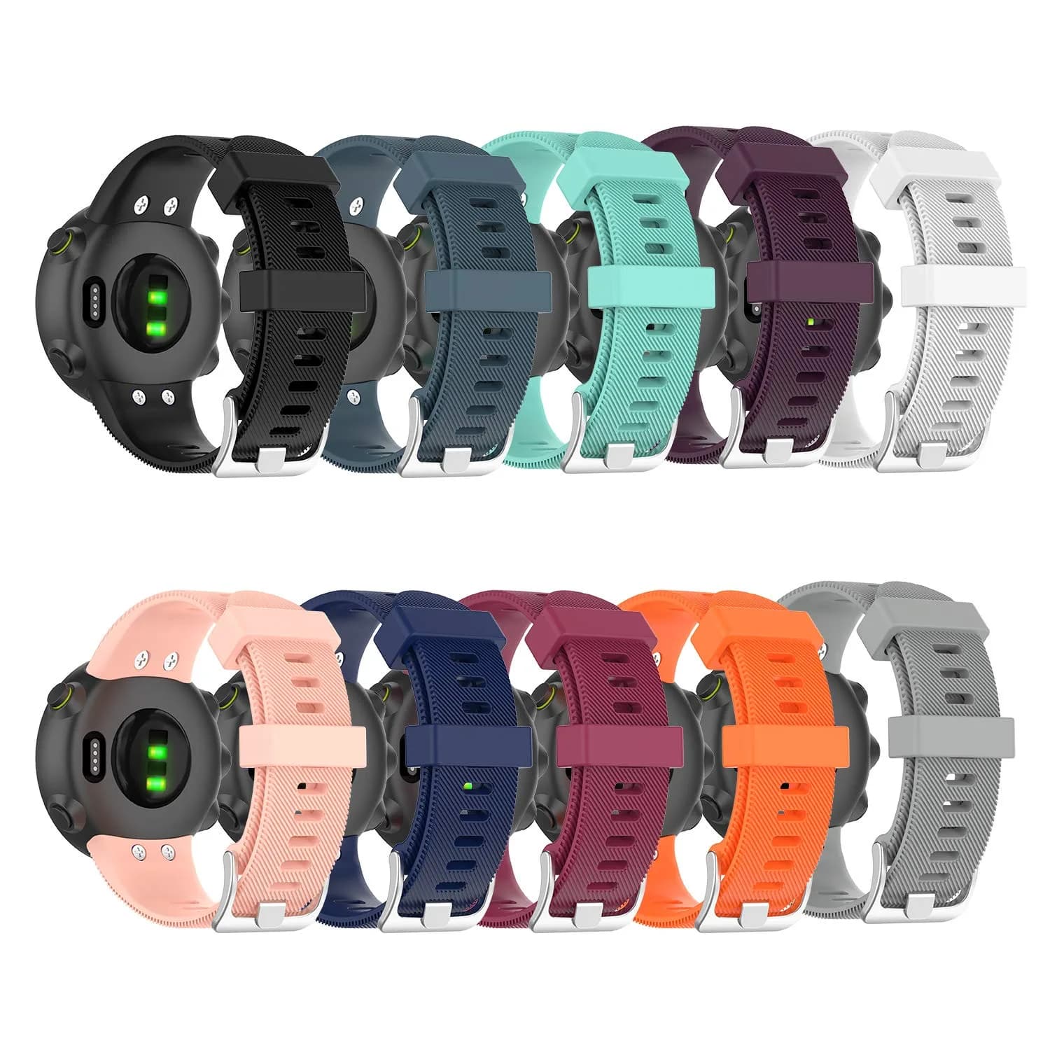 ZSZCXD Silicone Watch Band for Garmin Forerunner 45/45s - 16mm (10 Colors) - main product image