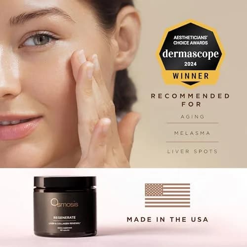 OSMOSIS Regenerate Skin & Liver Support Supplement, 180 Count | Supports Liver & Skin Firmness thumbnail 4