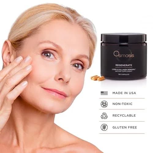 OSMOSIS Regenerate Skin & Liver Support Supplement, 180 Count | Supports Liver & Skin Firmness thumbnail 5
