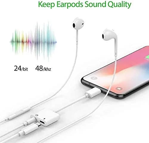 Belcompany MFi Certified Dual Lightning Adapter 2 Pack | Charge & Listen Simultaneously thumbnail 6