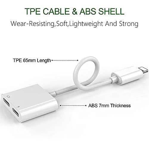 Belcompany MFi Certified Dual Lightning Adapter 2 Pack | Charge & Listen Simultaneously thumbnail 5