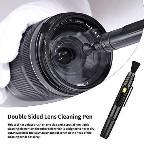 KuuZuse Camera Cleaning Kit for DSLR & APS-C Sensors | Microfiber Cloths, Lens Cleaner, Pen, Brush, Bag thumbnail 3