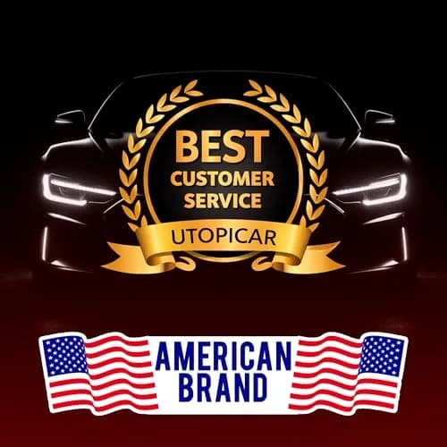 Utopicar Frameless Convex Blind Spot Mirrors 7 cm (2.75") | Wide Angle Rear View for SUVs, Trucks, RVs thumbnail 5