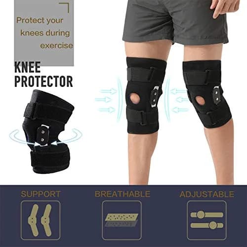 GONAIREY Decompression Knee Brace Medium (270g / 0.6lb) | Stable Support for ACL, Arthritis, Meniscus Tear Pain thumbnail 2