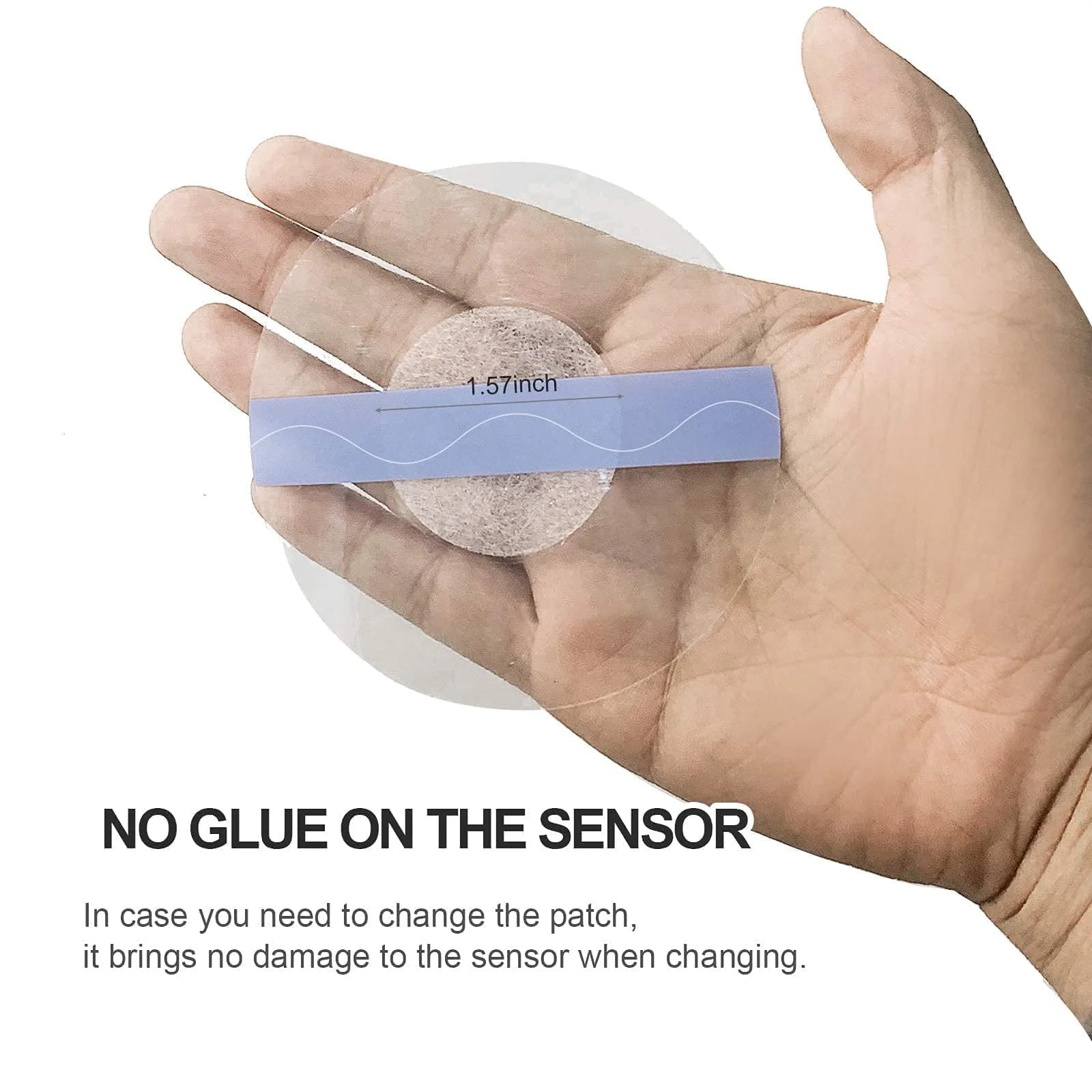 HONYOU Libre Sensor Covers 60-Pack | Waterproof, Hypoallergenic Adhesive Patches for Libre 2/3 - view 5