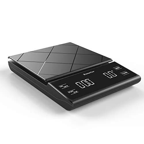 K KitchenTour EK6012 Digital Kitchen Scale with Timer 3kg (6.6lb) | Precision Weighing for Coffee & Food thumbnail 1