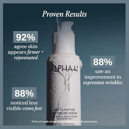 Alpha-H Multi-Peptide Face Serum 30ml | Firms & Plumps Fine Lines, Lightweight & Cruelty-Free thumbnail 3