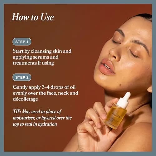 Alpha-H Golden Haze Face Oil - Hydrating Glow Booster for Dry Skin (25ml) Supports Hydration & Barrier, Cruelty-Free, Australian Made thumbnail 4