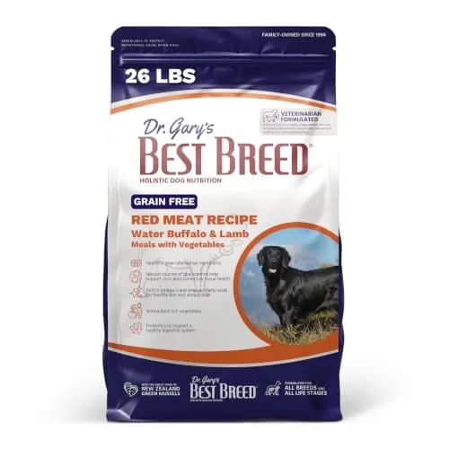 Best Breed Grain Free Red Meat Dog Food 26lb | Holistic, Slow-Cooked in USA thumbnail 1