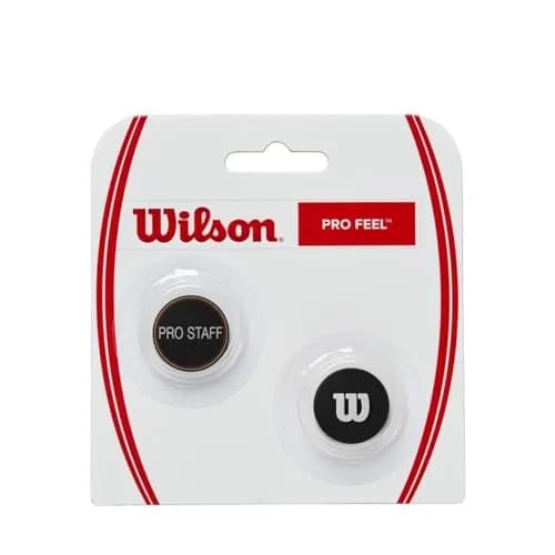 Wilson Pro Feel Pro Staff Dampener 2-Pack (Red) | Absorbs Vibrations for Arm Comfort thumbnail 1