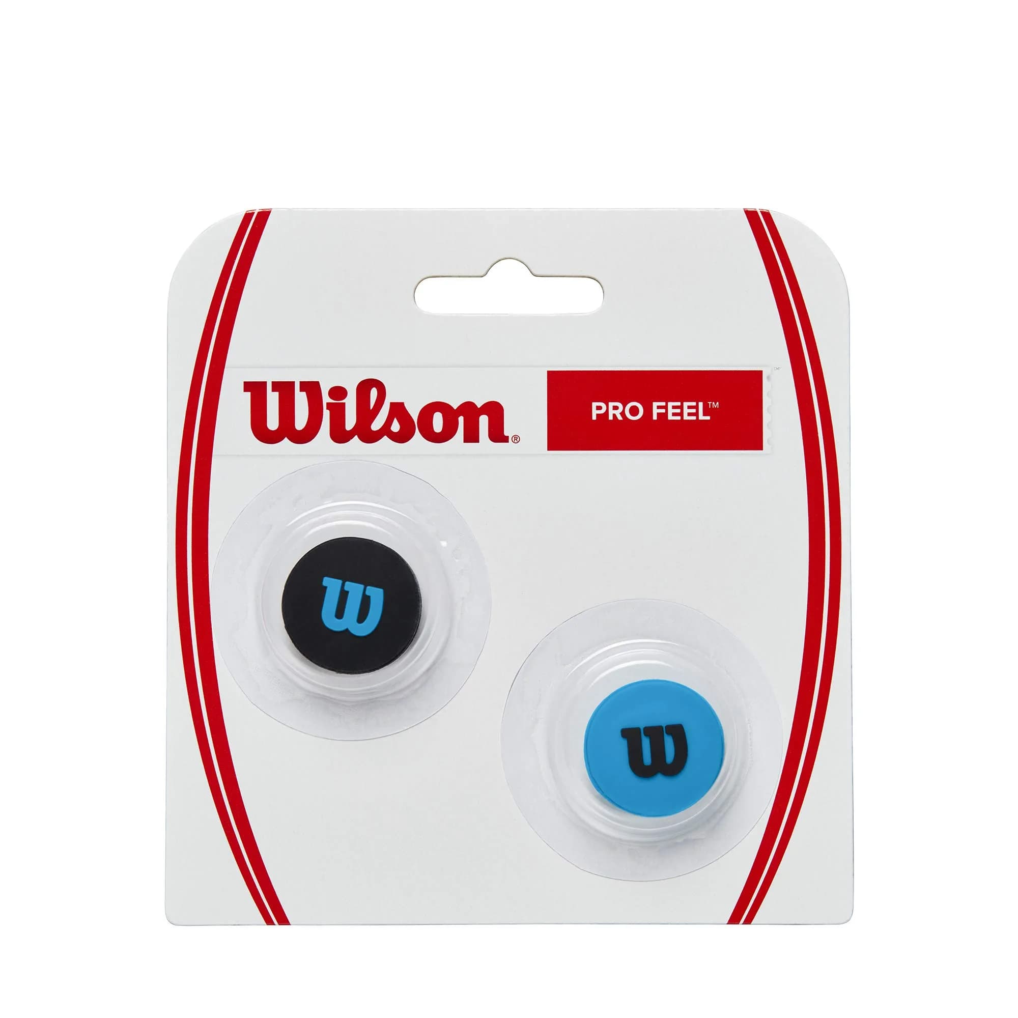 Wilson Pro Feel Ultra Dampener 2-Pack (Blue/Black) | Absorbs Vibrations for Arm Comfort - main product image