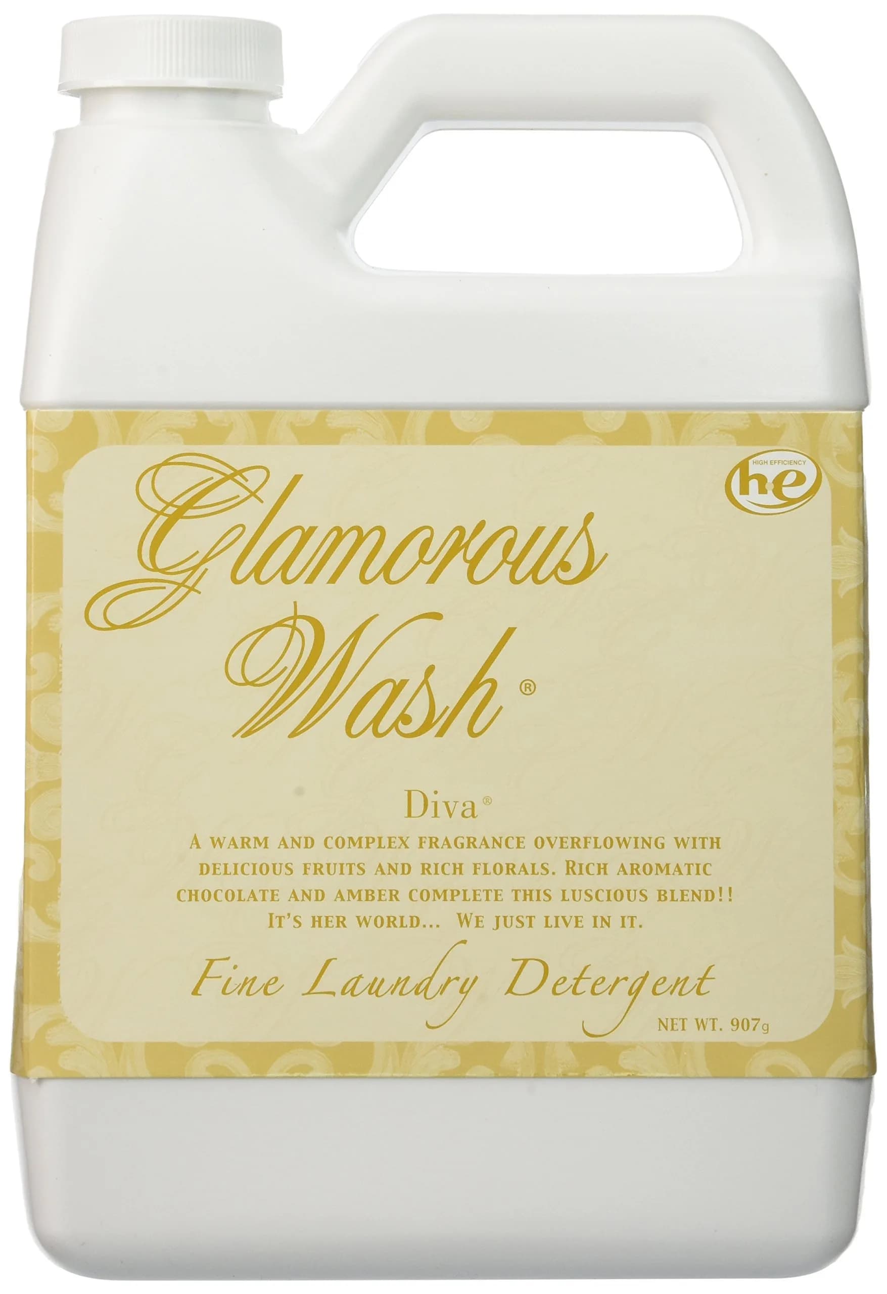 Tyler Candle Company Glamorous Wash Diva 907g | Liquid Laundry Detergent for Sensitive Skin