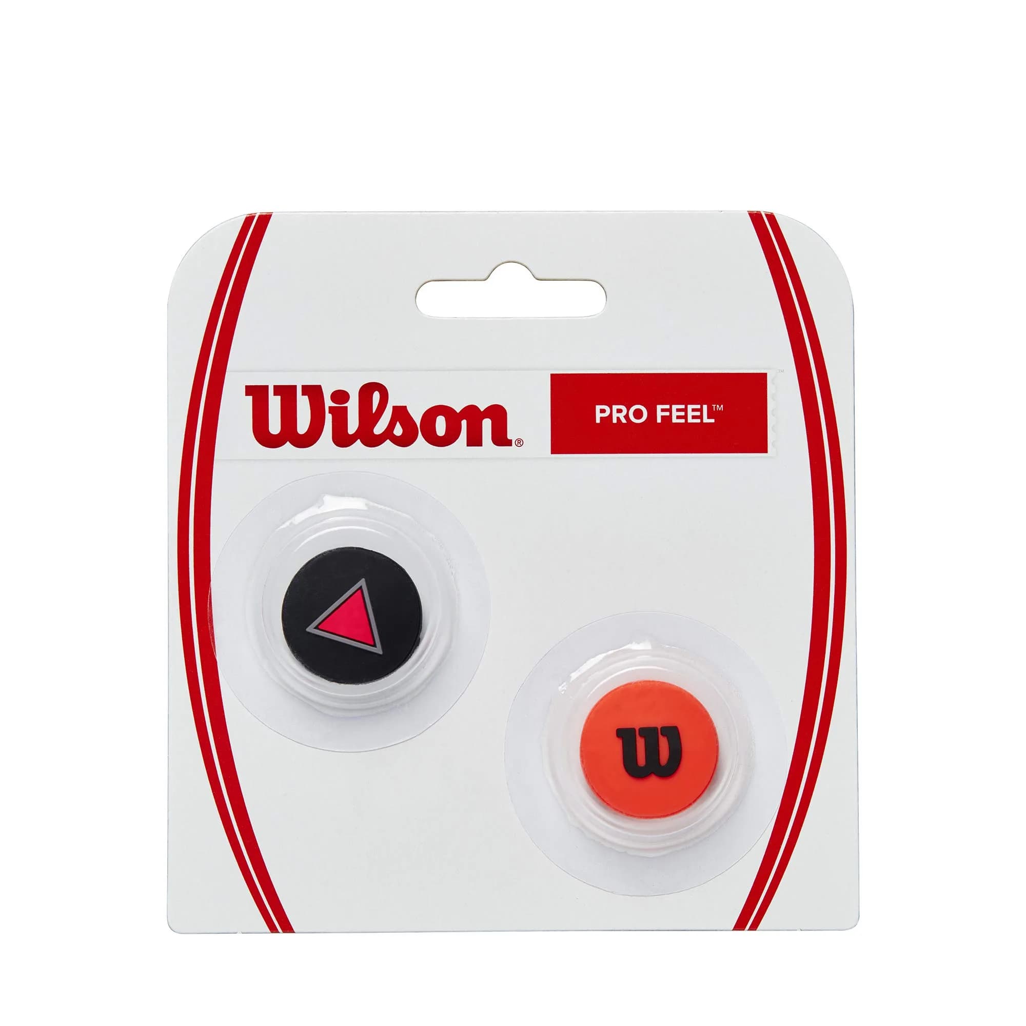 WILSON Pro Feel Clash Dampener 2-Pack Red | Absorbs Vibrations for Arm Comfort - main product image