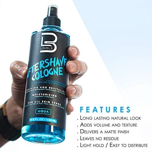 L3 Level 3 Aqua Aftershave Cologne Spray for Men, 400ml (13.5 fl oz) | Soothes and Refreshes Post-Shave Skin thumbnail 4