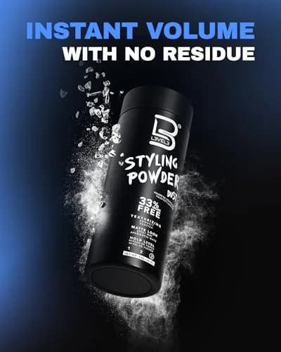 L3 Level 3 Hair Texture Powder for Men, Volume, Natural Look, 30g (1.05 oz) | Matte Finish Styling Agent thumbnail 3