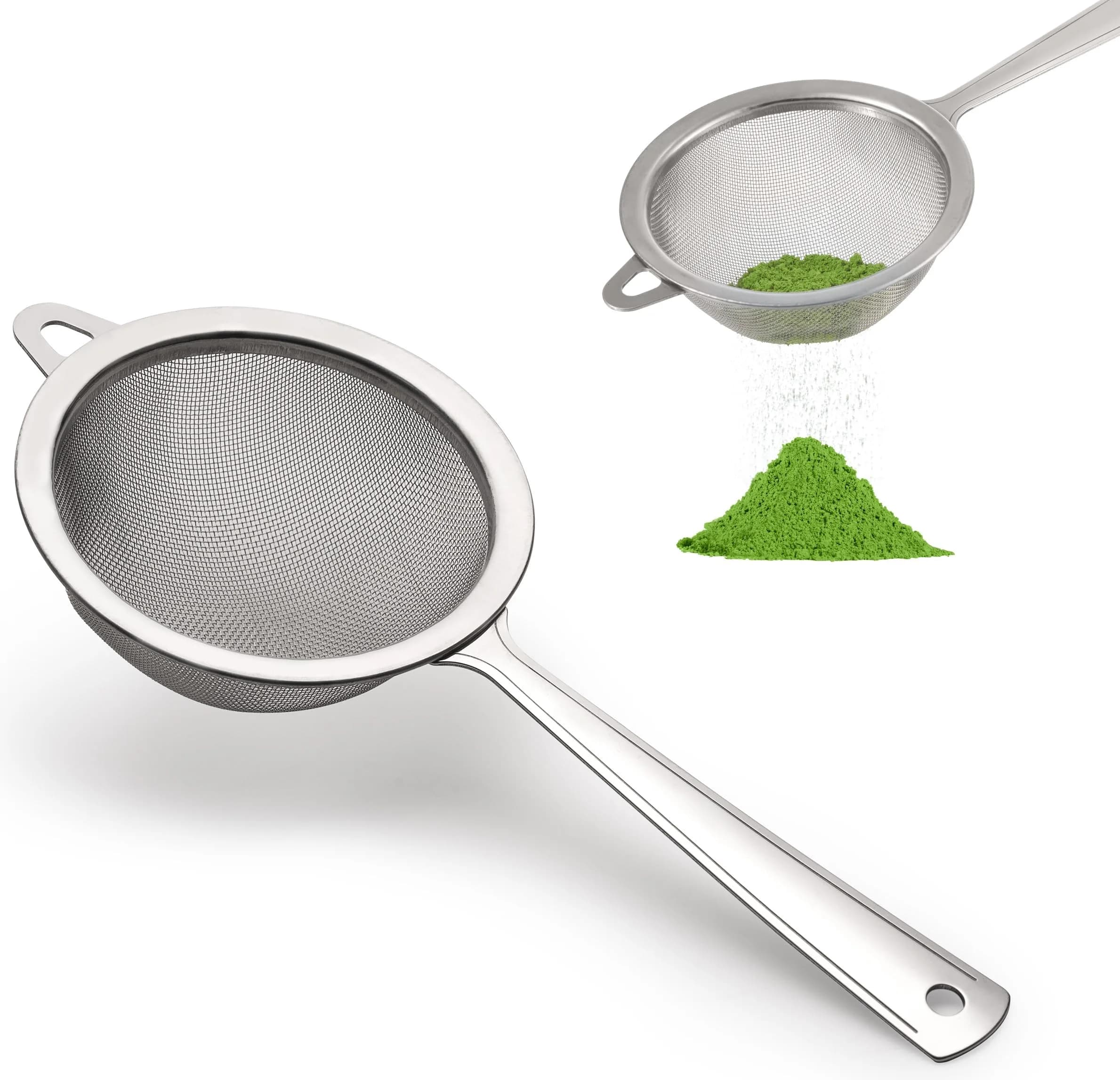 Pure Matcha Sifter | Fine Mesh Tea Strainer | Stainless Steel | 18 cm (7.1 in) - main product image