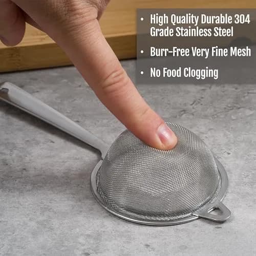Pure Matcha Sifter | Fine Mesh Tea Strainer | Stainless Steel | 18 cm (7.1 in) thumbnail 5