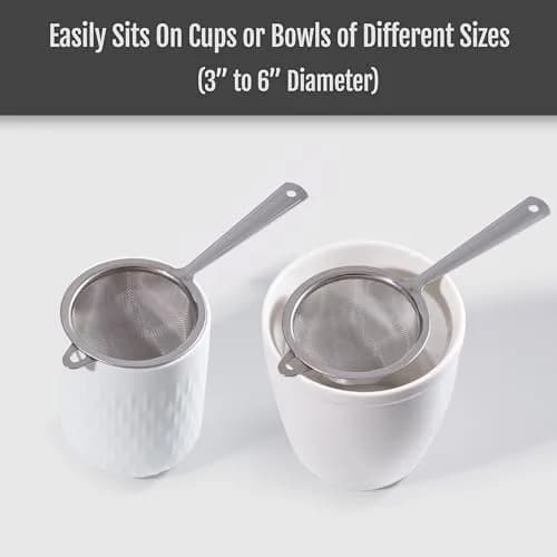 Pure Matcha Sifter | Fine Mesh Tea Strainer | Stainless Steel | 18 cm (7.1 in) thumbnail 3