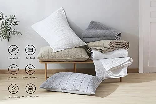 HORIMOTE HOME Quilt Set King Size | Ultra Soft Lightweight Microfiber Bedding thumbnail 3