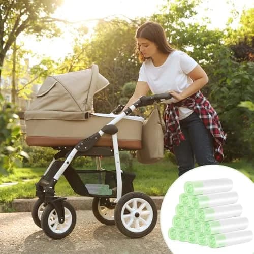 Tebery 200 Pack Portable Potty Chair Liners with Drawstring, Transparent PE Bags | Travel & Home Use thumbnail 5