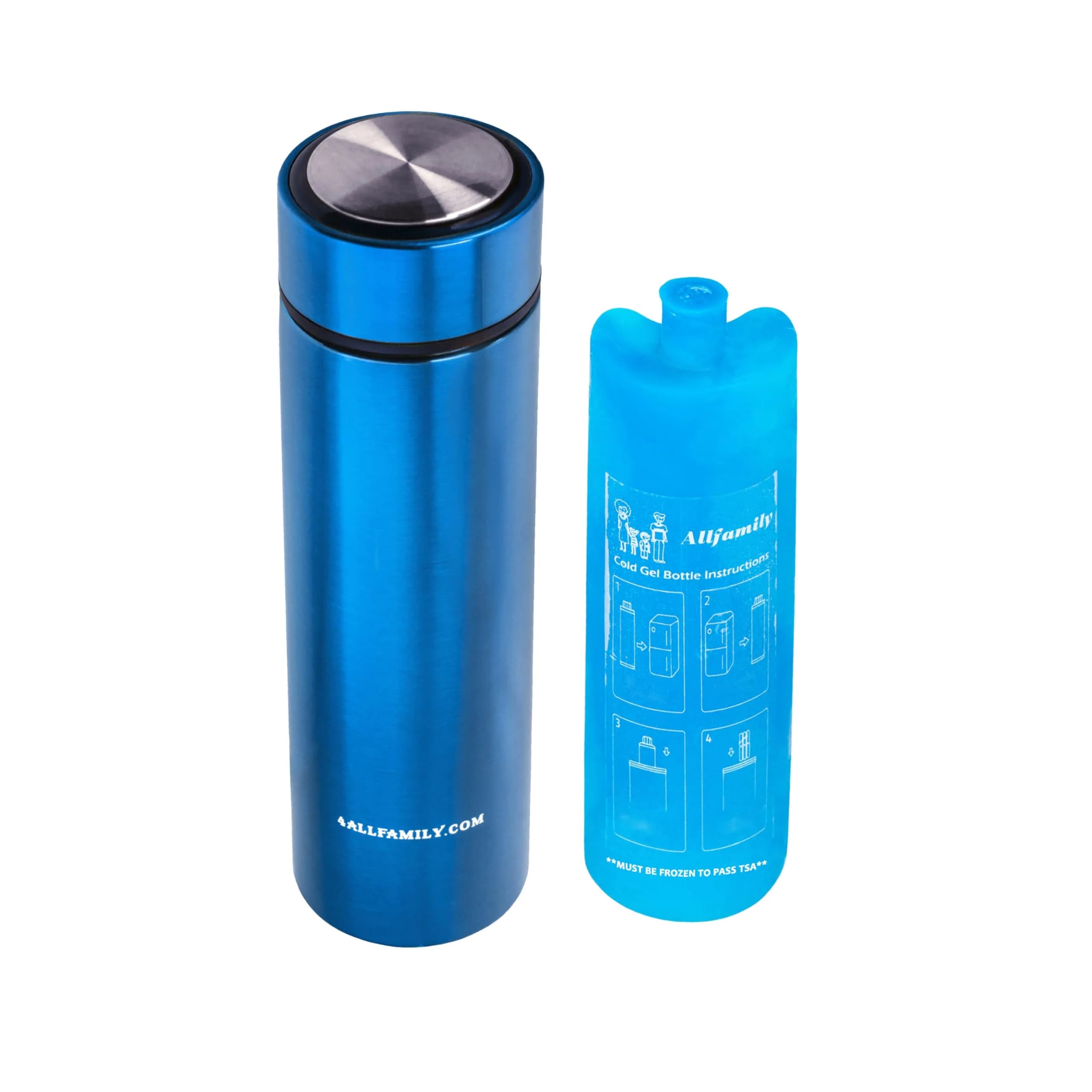 4ALLFAMILY Nomad Insulin Travel Case Cooler - Medium, Blue | Keeps Medicine Cool for 27 Hours in 104°F Heat - main product image