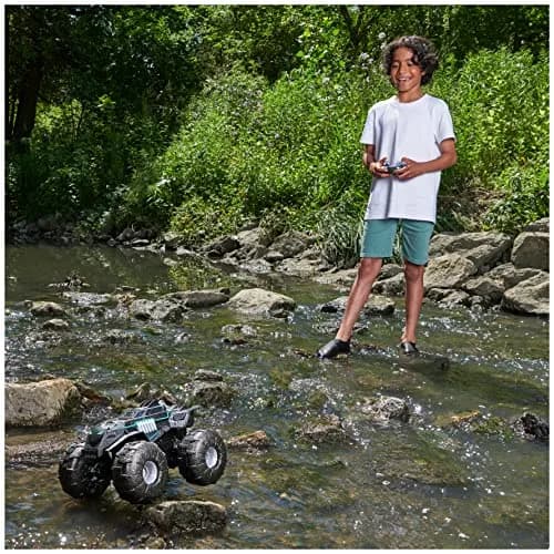 DC Comics All-Terrain Batmobile RC Vehicle 1:15 Scale Water-Resistant for Kids 4+ | Land & Water Adventure thumbnail 5