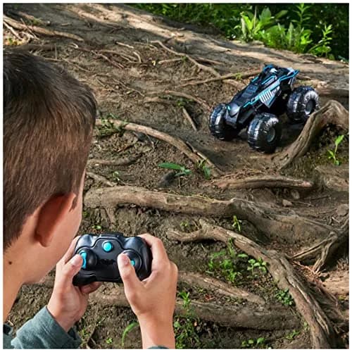 DC Comics All-Terrain Batmobile RC Vehicle 1:15 Scale Water-Resistant for Kids 4+ | Land & Water Adventure thumbnail 7
