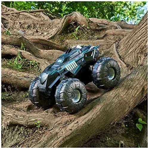 DC Comics All-Terrain Batmobile RC Vehicle 1:15 Scale Water-Resistant for Kids 4+ | Land & Water Adventure thumbnail 3