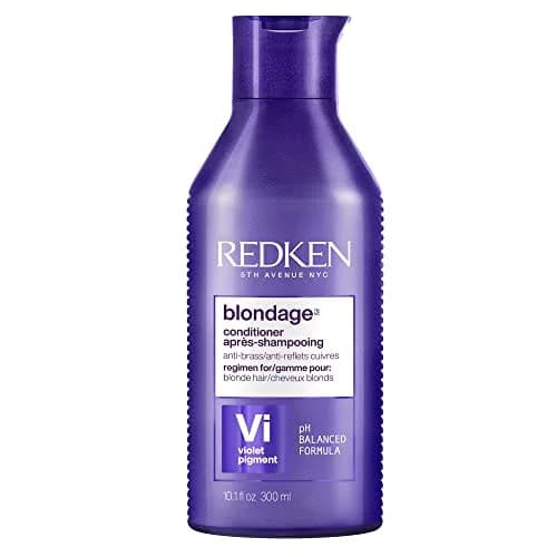 Redken Blondage Purple Conditioner 300ml (10.1 Fl Oz) | Tones Brassiness & Strengthens Blonde Hair thumbnail 1