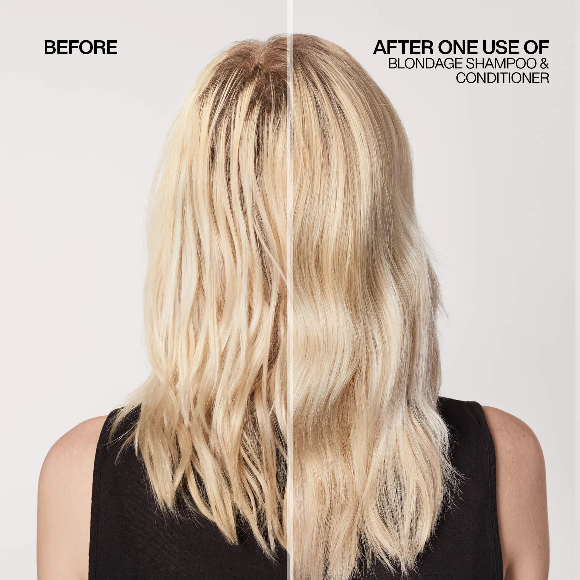 Redken Blondage Purple Conditioner 300ml (10.1 Fl Oz) | Tones Brassiness & Strengthens Blonde Hair - view 3