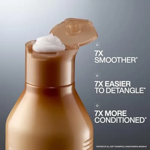 Redken All Soft Conditioner 10.1 Fl Oz | Moisturizes & Softens Dry, Brittle Hair with Argan Oil thumbnail 2