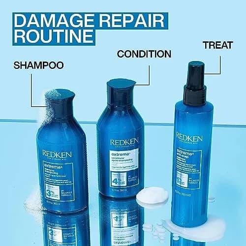Redken Extreme Conditioner – For Weak, Brittle Hair, 300ml (10.1 Fl Oz) | Strengthens Damaged Hair thumbnail 4