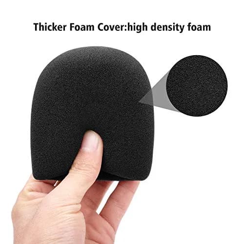 ChromLives Microphone Windscreen & Foam Cover Combo for Audio Technica at2020, at2035, at2500, at2050, at4040 | Noise Filter (115 chars) thumbnail 6