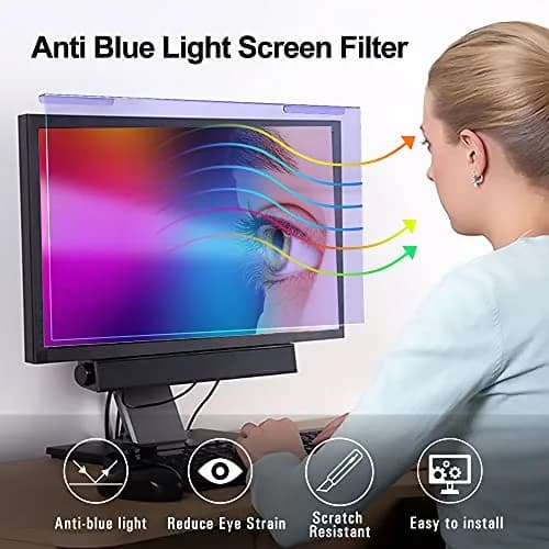 GUMIKE Anti Blue Light Screen Protector for 23-24 inch Monitors | Blocks 88% Blue Light thumbnail 3