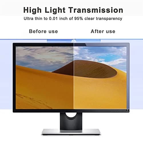 GUMIKE Anti Blue Light Screen Filter for 20-22 inch Monitors | Reduces Eye Strain & Scratch Resistant thumbnail 4