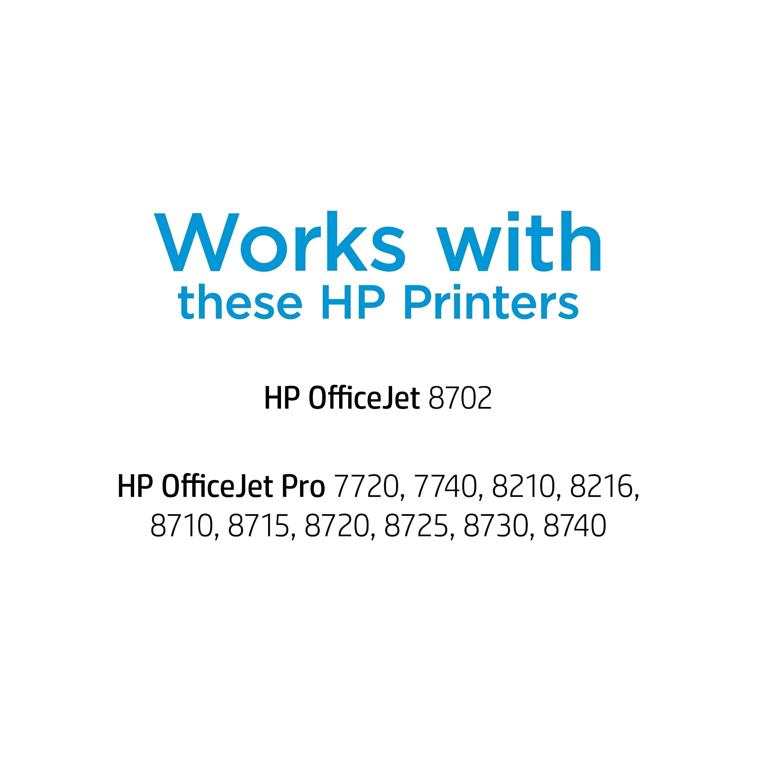 HP Original 952XL Black, Cyan, Magenta, Yellow High-Yield Ink Cartridges (5-Pack) | Fade-Resistant Documents & Brilliant Images - view 2