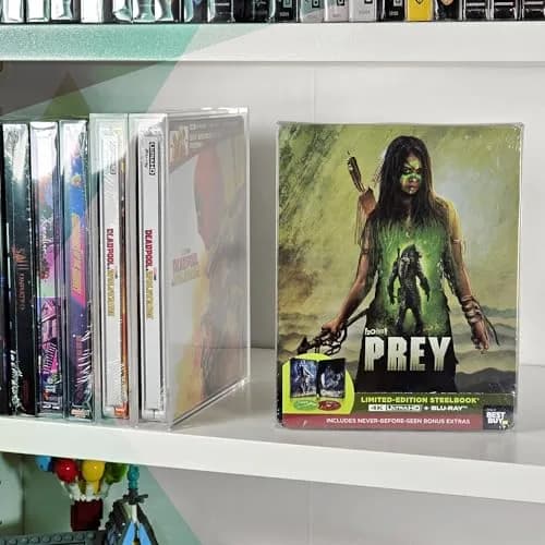 MALKO SteelBook Protector Sleeves 20 Pack Clear Plastic Cases with 2 Tabs | Recyclable, Acid-Free, Easy Identification thumbnail 2