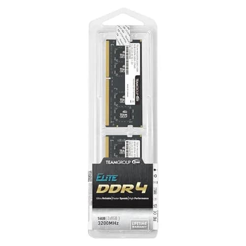 TEAMGROUP Elite DDR4 RAM 16GB (2x8GB) 3200MHz PC4-25600 CL22 SODIMM thumbnail 7
