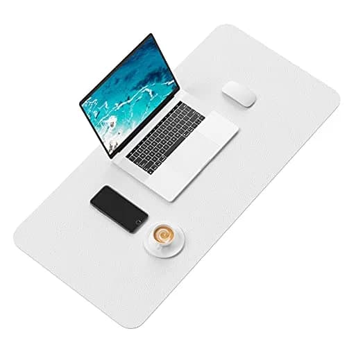 Hsurbtra Desk Pad, 30" x 14" PU Leather Desk Mat | Waterproof, Non-Slip, Large Office Protector thumbnail 2