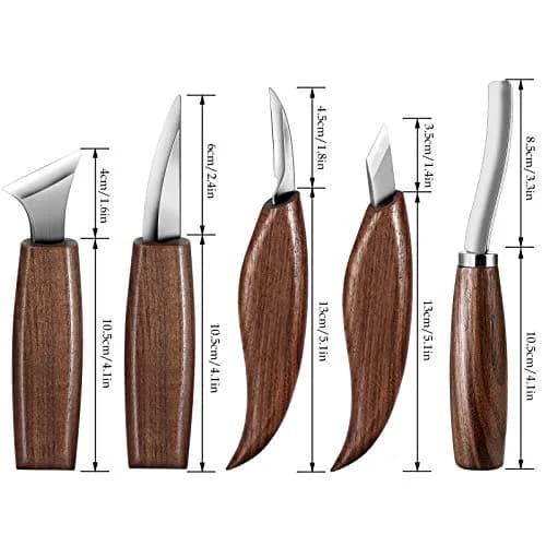 Sttargxing Wood Carving Kit with 6pcs Whittling Knives | Ergonomic Handles & High-Quality Steel for Beginners & Kids thumbnail 6