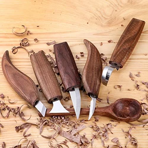 Sttargxing Wood Carving Kit with 6pcs Whittling Knives | Ergonomic Handles & High-Quality Steel for Beginners & Kids thumbnail 7