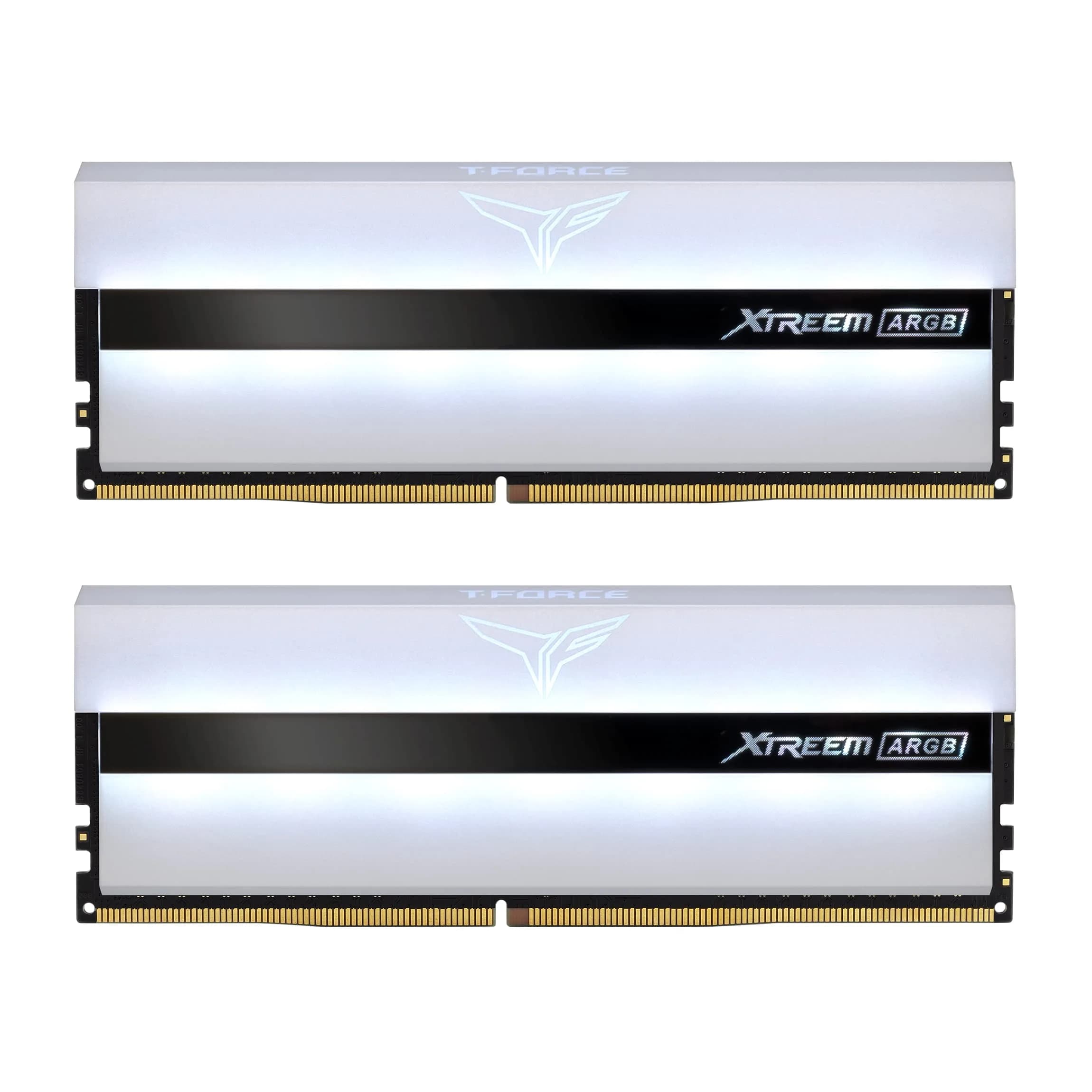 TEAMGROUP T-Force XTREEM ARGB DDR4 16GB (2x8GB) 3600MHz CL18 Desktop Gaming Memory Ram (White) | PC4-28800 Dual Channel - main product image