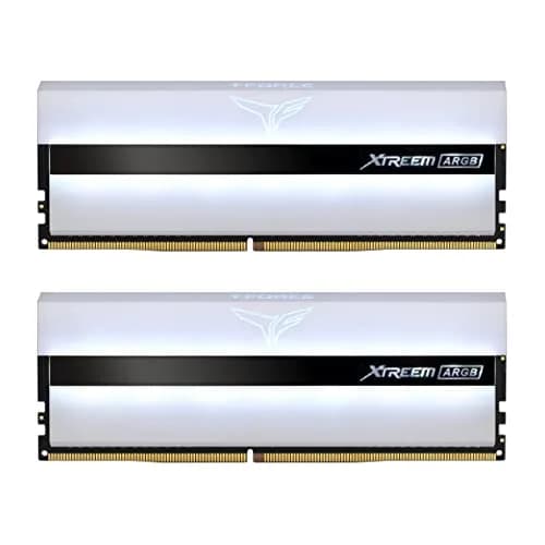TEAMGROUP T-Force XTREEM ARGB DDR4 16GB (2x8GB) 3600MHz CL18 Desktop Gaming Memory Ram (White) | PC4-28800 Dual Channel thumbnail 1
