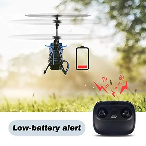 Cheerwing U12 Remote Control Helicopter with Altitude Hold | 2.4GHz, LED, Durable Metal Body (Blue) thumbnail 8